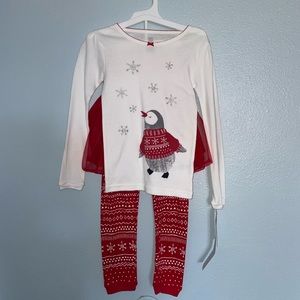 NWT Carters Christmas pajama 3 piece set